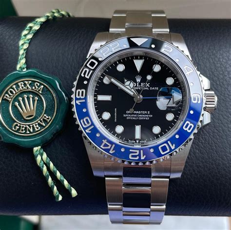 rolex batman gmt 2022|rolex gmt master 2 batman.